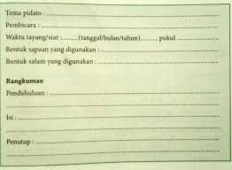 Dengarkan Pidato Melalui Radio Televisi Atau Sumber Lain Kemudian Isilah Format Berikut Sebagai Brainly Co Id