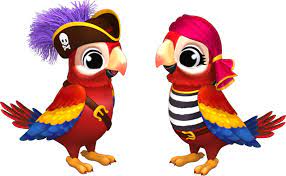 3d Pirate Parrot Family Farm At Facebook Farm Art Pirate Parrot Family Farm