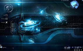 My Rainmeter Theme By Shammancer On Deviantart Technology Wallpaper Tech Background Hi Tech Wallpaper