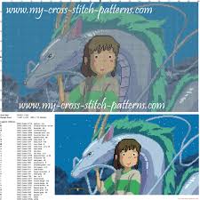 Studio ghibli cross stitch patterns. Spirited Away Cross Stitch Pattern Free Cross Stitch Patterns Simple Unique Alphabets Baby