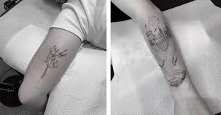 Get directions, reviews and information for lucky 38 tattoos in allen park, mi. Elegant And Aesthetic Fine Line Tattoo Designs By Lucky Hobab