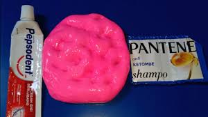 Cara Membuat Slime Dari Shampo Pantene Dan Pasta Gigi Pepsodent Youtube