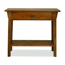 Leick Furniture 9057 Rs Favorite Finds Mission Style Hall Sofa Console Table Russet In 2020 Hall Stand Hall Console Table Entryway Furniture