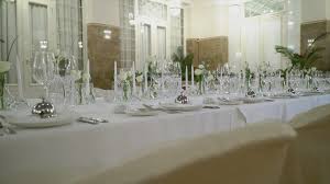 The video goes on to show another dinner party being held in lavish surroundings with large tapestries and gilded paintings. Decorated Table On A Gala Dinner Party Or Wedding Celebration Hd Footage Video Stock Photos Royalty Free Images Vectors Footage Yayimages