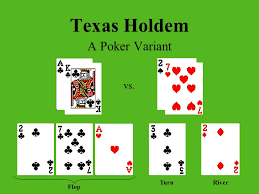 The dealer starts with the player to his left, as usual. Texas Holdem A Poker Variant Vs Flop Turnriver How To Play Everyone Is Dealt 2 Cards Face Down Hole Cards 5 Community Cards Best 5 Card Hand Wins Ppt Download