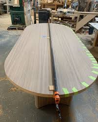 Urban Craft Custom Furniture On Instagram Finished A Custom Table Top For A Client Last Week Installed And Delivered Rift Walnut Materi