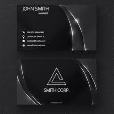 The black business cards offered by templates are far from being standard stuff. Black Business Card Images Free Vectors Stock Photos Psd