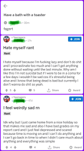 Everything you don't want to happen will happen, and you might find yourself begging for privacy and alone time. Rob N Roll On Twitter Death Wishes On Reddit Depressed Young People Online With Bad Education And Most Likely Terrible Parenting Will Project Their Misery Onto Others Regardless Of Reason It S