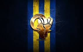Download Wallpapers Los Angeles Rams New Logo 2020 Nfl Blue Metal Background American Football Club Golden Logo Los Angeles Rams Logo American Football Los Angeles Rams Usa La Rams For Desktop Free Looking for the best la rams wallpapers?
