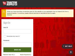 Tue, jul 27, 2021, 4:00pm edt Tractor Supply Online Credit Card Login Official Login Page