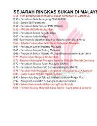 Sistem ini tidak memberatkan ciriciri pendidikan secara formal. Topik 2 Sukan Di Malaysia