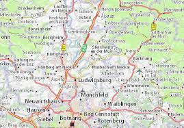 De neckar in het zuidwesten van duitsland stroomt van zuid naar noord en komt bij mannheim samen met de rijn. Michelin Landkarte Marbach Am Neckar Stadtplan Marbach Am Neckar Viamichelin