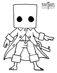 #stray (oc) #little nightmares oc #little nightmares #little nightmares 2 #yes before you ask his hand is #coloured ref not made yet. Mono In Little Nightmares Coloring Page Free Printable Coloring Pages For Kids