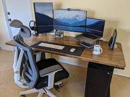 Just bought a 55 desk from amazon and its great! My First Real Setup My First Reddit Post Battlestations