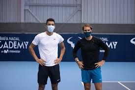 Canadian professional tennis player who is known for his work in both the. Auger Aliassime Trains At Rafa Nadal Academy