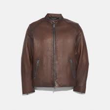 Coach Leather Racer Jacket In 2021 Racer Jacket Leather Jackets