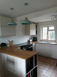 Plan your kitchen quickly and easily. My New Kitchen Ikea Voxtorp Light Beige Oak Worktops Kitchen Design Small Cottage Kitchen Design Kitchen Design