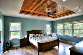 Wooden recessed tray ceilings are a good way to carry the wood grain of your shelving or flooring around the room and create a natural, rustic look. 19 Reasons Tray Ceilings Are Meant For You