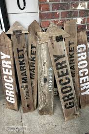 Learn How To Make Old Signs Showcasing 133 Ideas Old Signs Wooden Signs Funky Junk Interiors