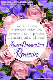 Cdb Cartoline Per Tutti I Gusti Cartolina Buon Onomastico Rosaria Non E Il Buon Onomastico Buon Anniversario Auguri Di Buon Compleanno