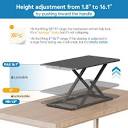Amazon.com: JYLH JOYSEEKER Compact Standing Desk Converter, 29.3 ...