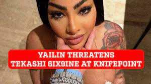 Yailin la más viral threatens Tekashi 6ix9ine at knifepoint - Shocking  Video - MARCA TV English