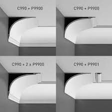 Cornice In Polistirolo Angolare Cornici Decorazioni Soffitto Soffitto
