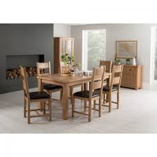 Oak dining furniture is a fantastic way for anyone to inject a sense of character into their dining room, whether that be via a complete top to bottom redesign of the room or simply by adding a new piece of furniture. Caprice Extending Solid Oak Dining Table W180 240cm 6 Brown