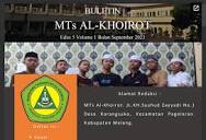 Buletin Madrasah Tsanawiyah Al-Khoirot September 2023 - alkanews.com