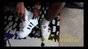 I absolutely love adidas, but my favorite style is the superstar. How To Lace Adidas Superstar Youtube