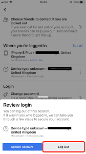 There are two options to pick from; How To Log Out Of Facebook Messenger On An Iphone