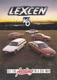 Lexcen V6 Models By Toyota Brochure 6 Pages Australia 81989 Toyota Australian Cars Classic Cars