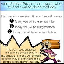 Graph each relation or equation and find the domain and range. The Warm Up To Graphing Lines And Killing Zombies By Amazing Mathematics