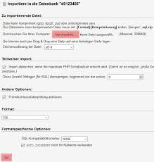 Haben sie ein webpaket, bietet ihr provider einen einfachen zugang über die. Anleitungen Datensicherung Mysql Phpmyadmin Datenbanksicherung Einspielen