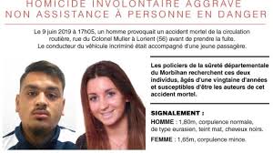 Hier à rennes, la répression a encore frappé. Enfants Fauches Par Un Chauffard A Lorient La Police Diffuse Un Appel A Temoins