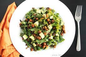 Crispy Chickpeas Kale Salad Gluten Free Vegan Dairy Free Recipe Crispy Chickpeas Kale Salad Joyous Health