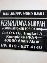 Who can become a commissioner for oaths? What Is A Malaysian Commissioner For Oaths And What Do Asklegal My