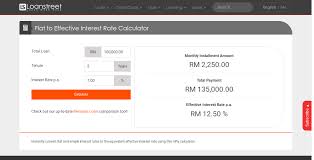 Flat To Effective Interest Rate Calculator