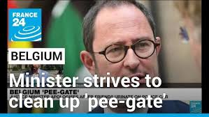 Belgian minister strives to clean up 'pee-gate' stain • FRANCE 24 English