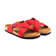 Cross Sandal Red Euro 45 Comfortfusse Touch Of Modern