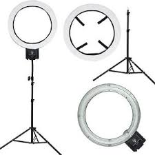 Diva Ring Light Nova 18 Fluorescent Ring Light W Light Stand Diffusion Cloth 683405417637 Ebay