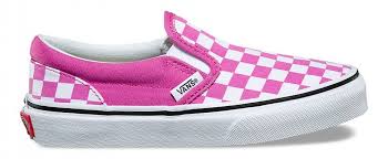 Black And True White Checkered Vans Vans Kids Classic Slip On Checkerboard Raspberry Rose True White Vans Girls Shoes Kids Kid Shoes