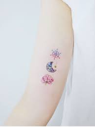 Sun Moon Stars Tattoo Tattoos Foot Tattoos Body Art Tattoos