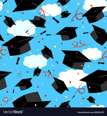 Midshipmen toss their covers in the air during the united states naval academy's class of 2019 graduation day and… Graduation Caps In The Air Graduate Background Vector Seamless Pattern Download A Free Preview Or High Graduation Wallpaper Graduation Photography Wallpaper