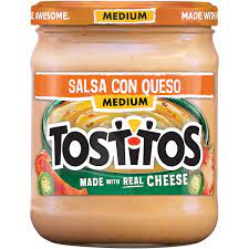 Remove chips from oven and place on a serving dish. Tostitos Salsa Con Queso Medium Amazon De Lebensmittel Getranke