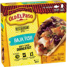 We both left with happy stomachs,toes tapping with joy at this gem in downtown el paso. Old El Paso Restaurant Style Baja Fish Soft Taco Dinner Kit From Kroger In Dallas Tx Burpy Com