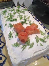 For me, if i slice the. Smoked Salmon Torte Makes A Wow Centerpiece For Easter