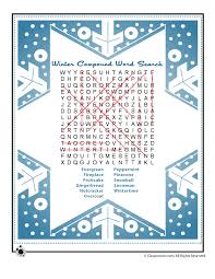 My kids have always seemed to like learning about compound words. Winter Word Puzzles Compound Words Vocabulary Worksheets Woo Jr Kids Activities