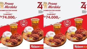 I accept the challenge and try the spicy food of the. Hari Terakhir Promo Kemerdekaan Richeese Factory Paket Combo Duo Fire Chicken Hanya Rp 74 Ribu Halaman 3 Tribun Batam