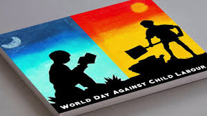 World day against child labour poster. Pin On World Day Against Child Labour Drawing